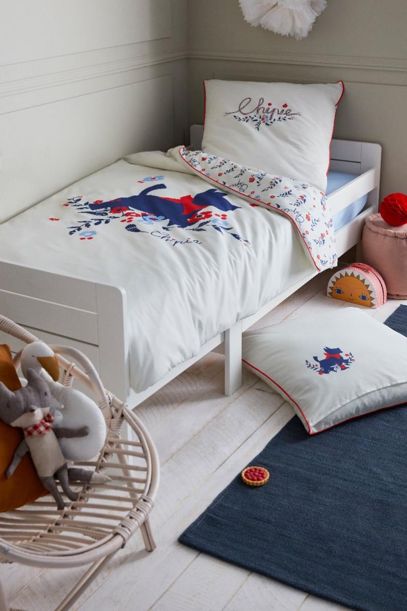 Housse de couette 140x200cm Carpe Porte-Bonheur Avec deux taies d