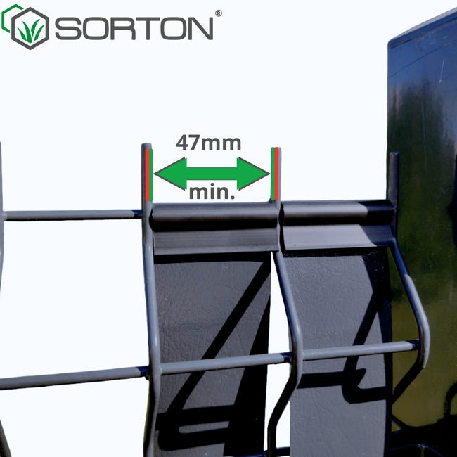 Sorton® Clips de Fixation en PVC pour clôture, Balcon  Clips de Fixation  pour Brise-Vue, Jardin, extérieur (4,5 cm – 100 pièces, Noir) : :  Jardin