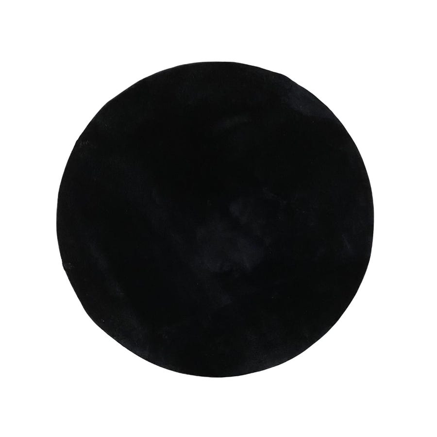 Tapis doux Loft - noir - lavable 30 ° C 50x80 cm