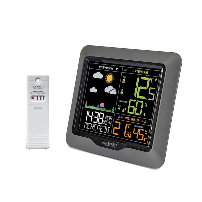 La Crosse Technology - WS6820 Station Météo Radio-pilotée avec Ã‰Cran