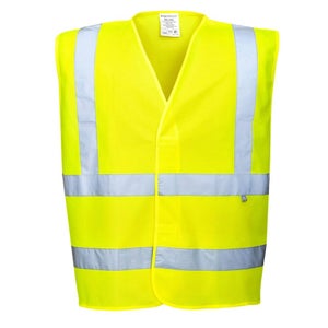 Portwest - Gilet de sécurité multipoches PW3 HV - Orange / Noir - 3XL