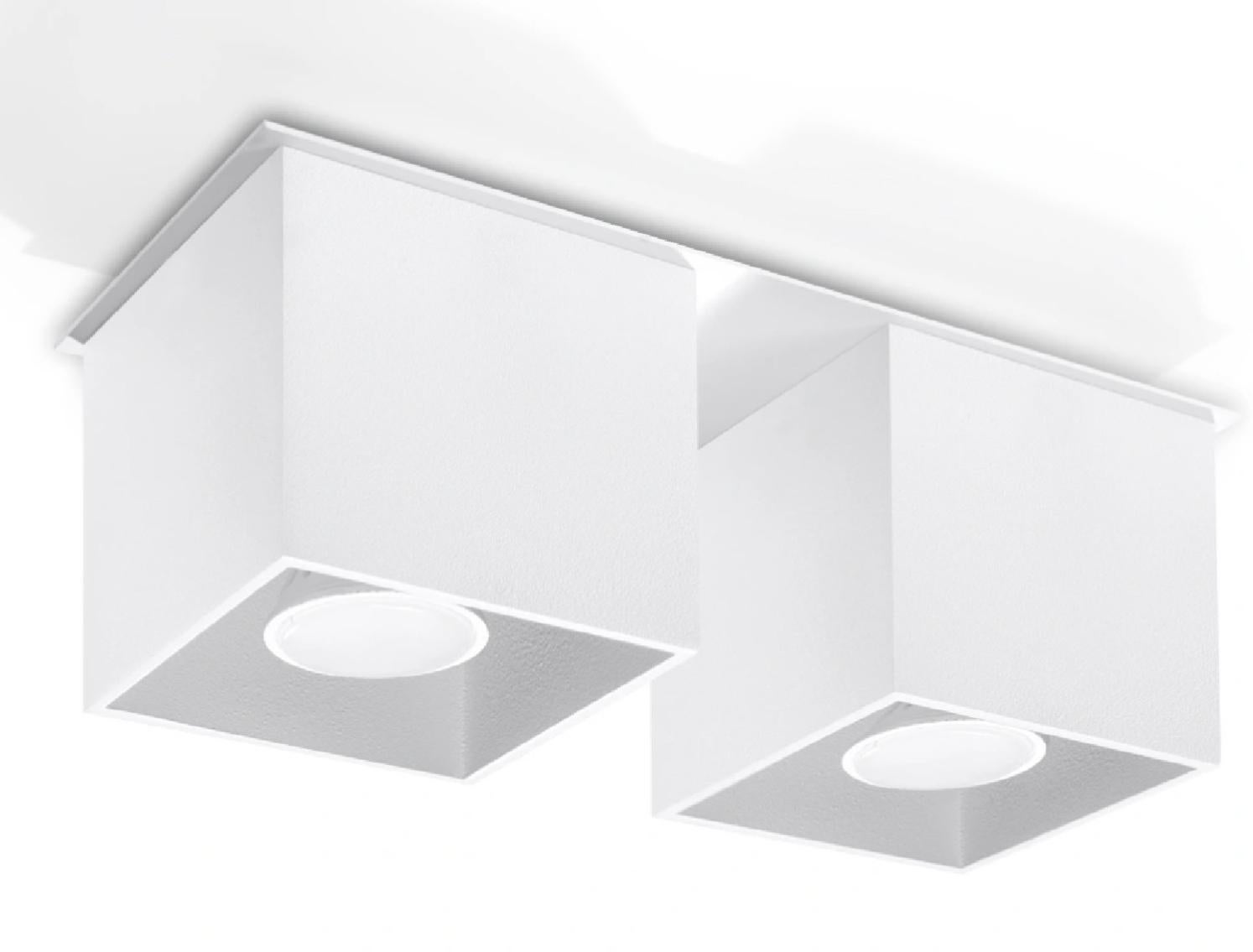 EDO Lampada da soffitto LED Spot OVO 1 Bianco Oro IP20 GU10 a 1 luce Bianco- Oro, Faretto da soffitto orientabile GU10, Faretto, Plafoniera 230V, per Soggiorno Camera da Letto, Anello Oro EDO777236