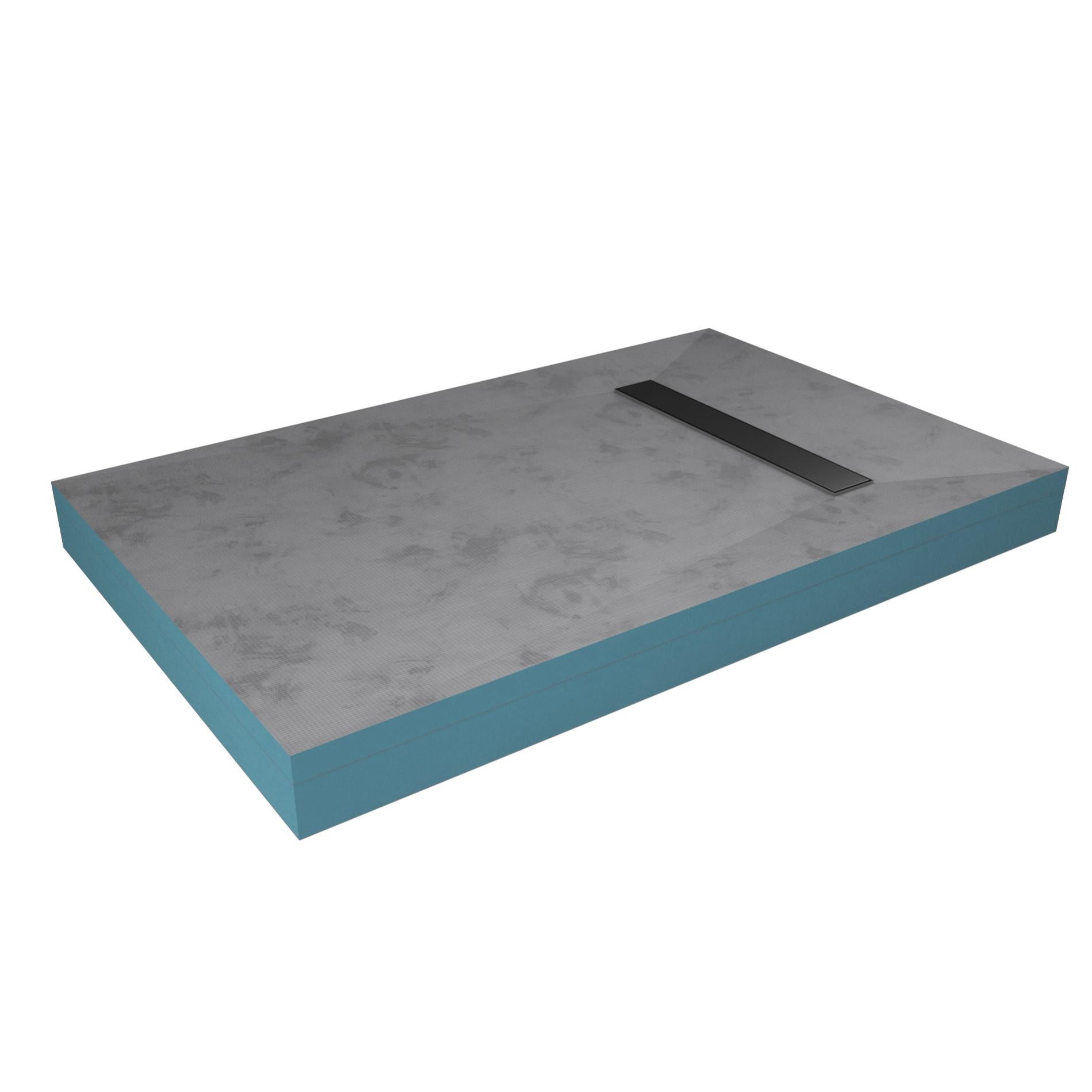 Receveur De Douche A Carreler 90x140 Recoupable Avec Rehausse bonde Caniveau Douche A L