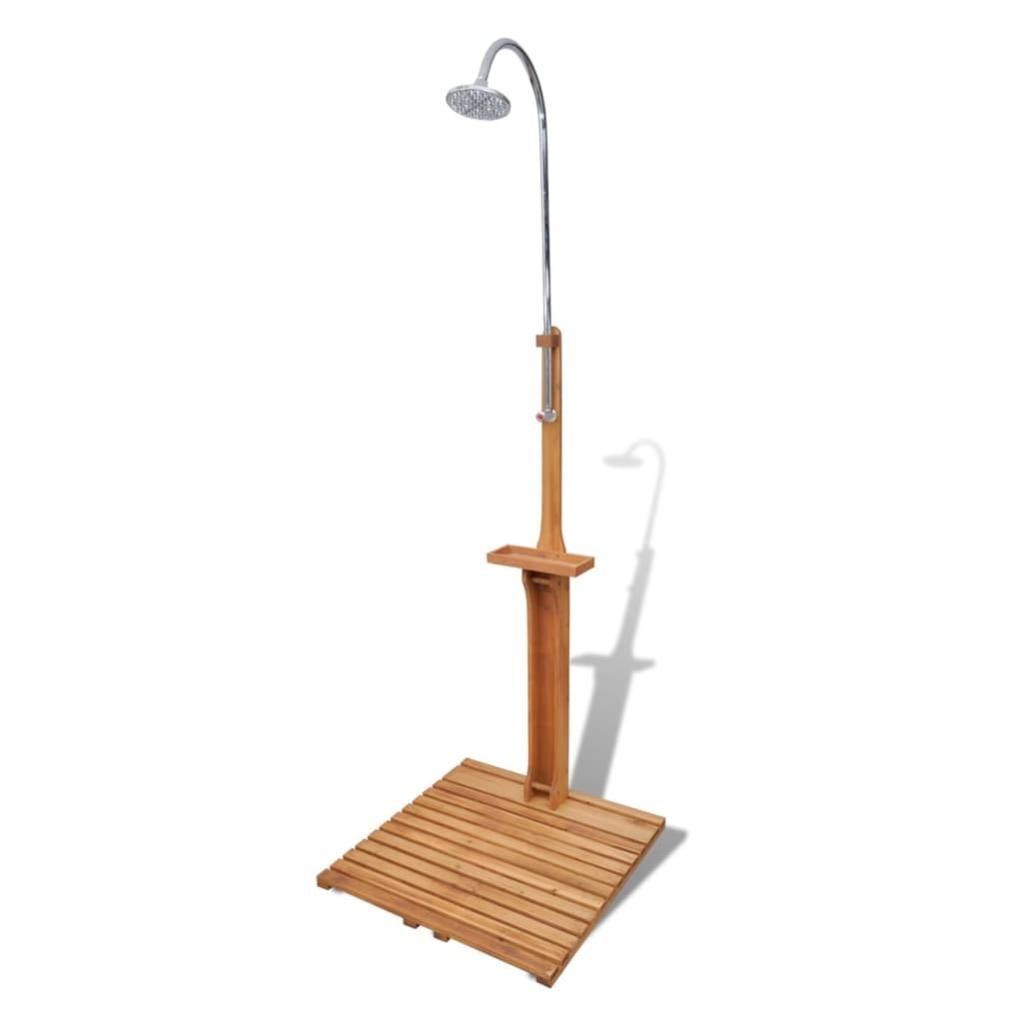 Douche de jardin en bois vidaXL Leroy Merlin