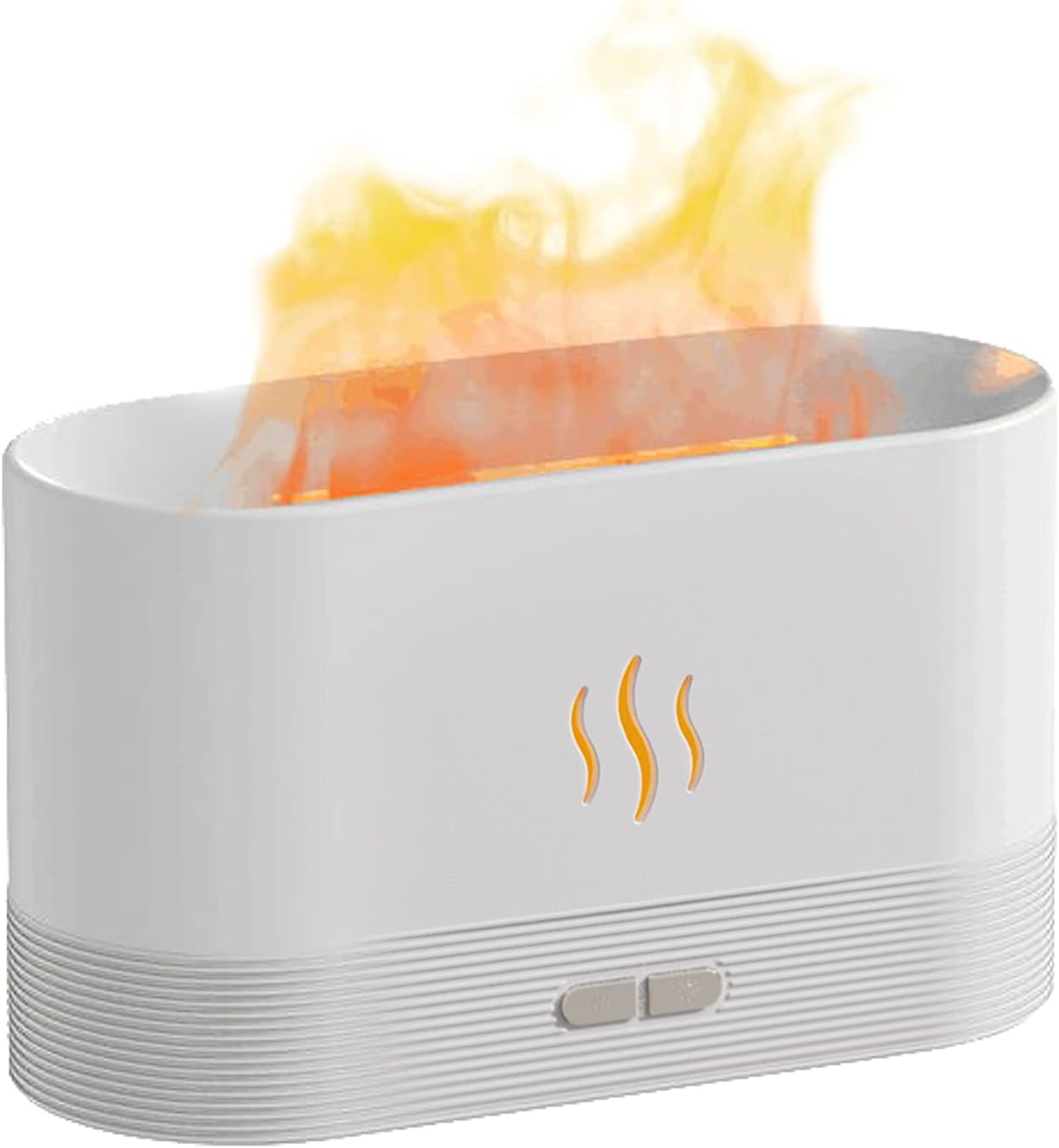 Humidificateur à flamme, diffuseur d'huiles essentielles, humidificateur  USB silencieux, veilleuse à 2 luminosité, arrêt automatique, Diffu