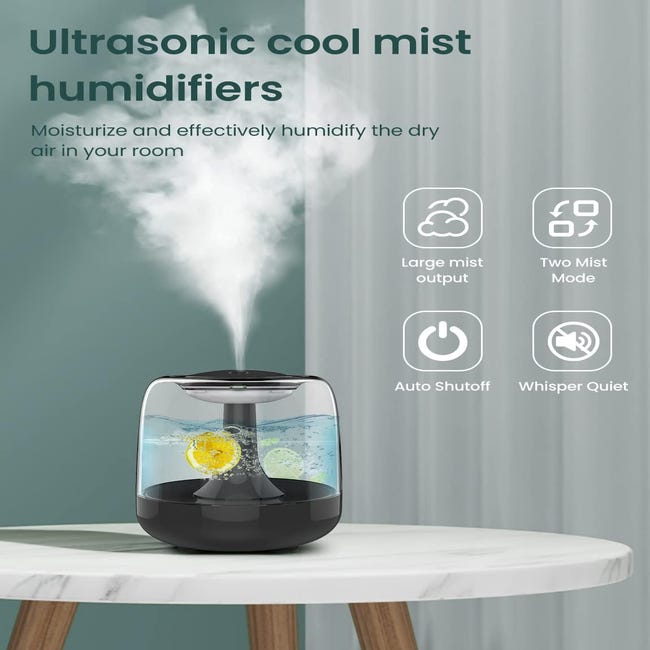 USB Mini humidificateur d'air à ultrasons, humidificateur de