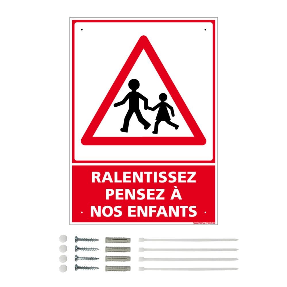 Panneau Alarme Vidéosurveillance 150x210mm - Aluminium 2mm - Prépercé Avec Kit Fixation - Fabrication Française