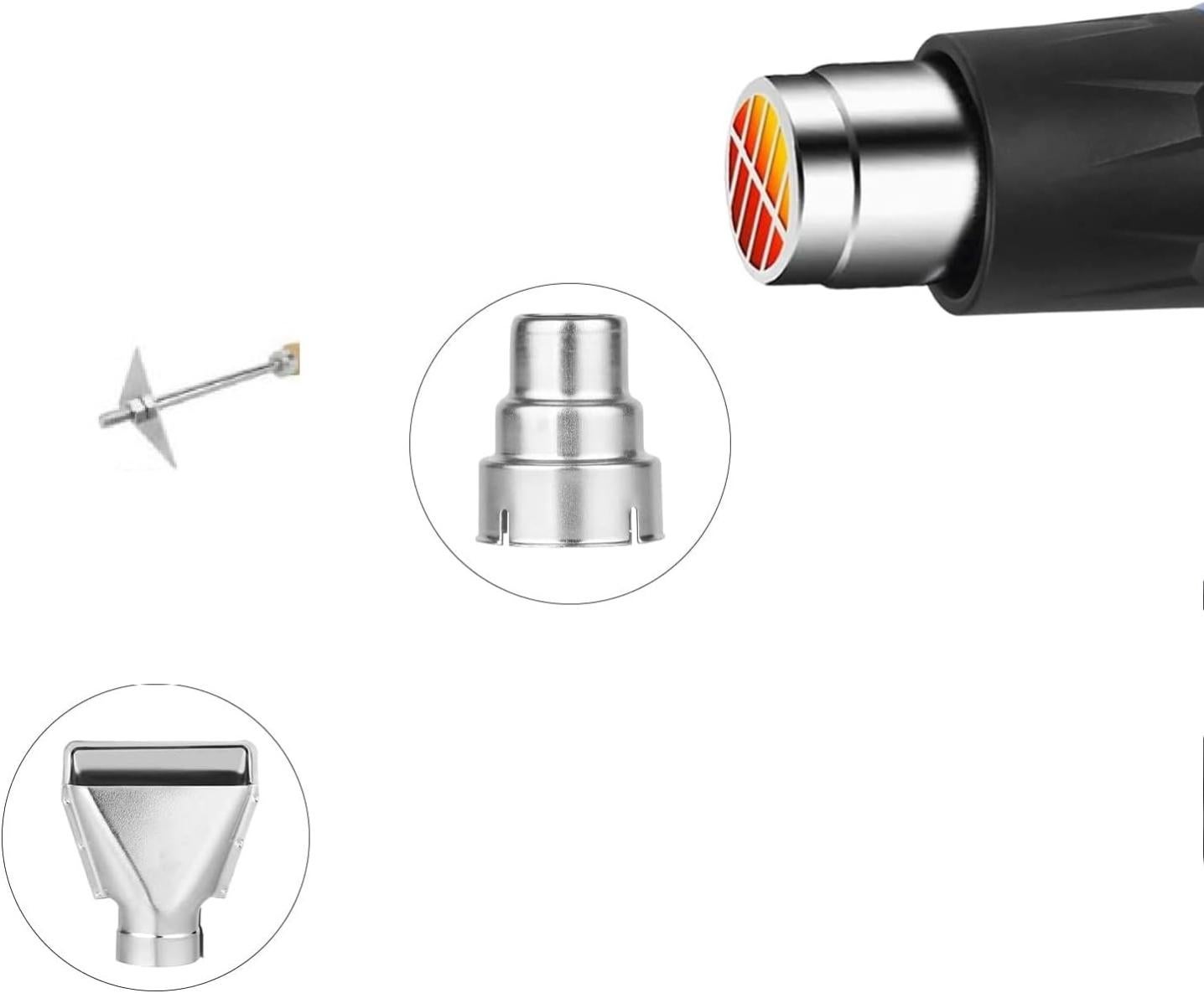 Pistola Termica 2 In 1 - 300°C E 500°C, Con 4 Ugelli, Per Fai Da Te E Professionisti - Foto 3