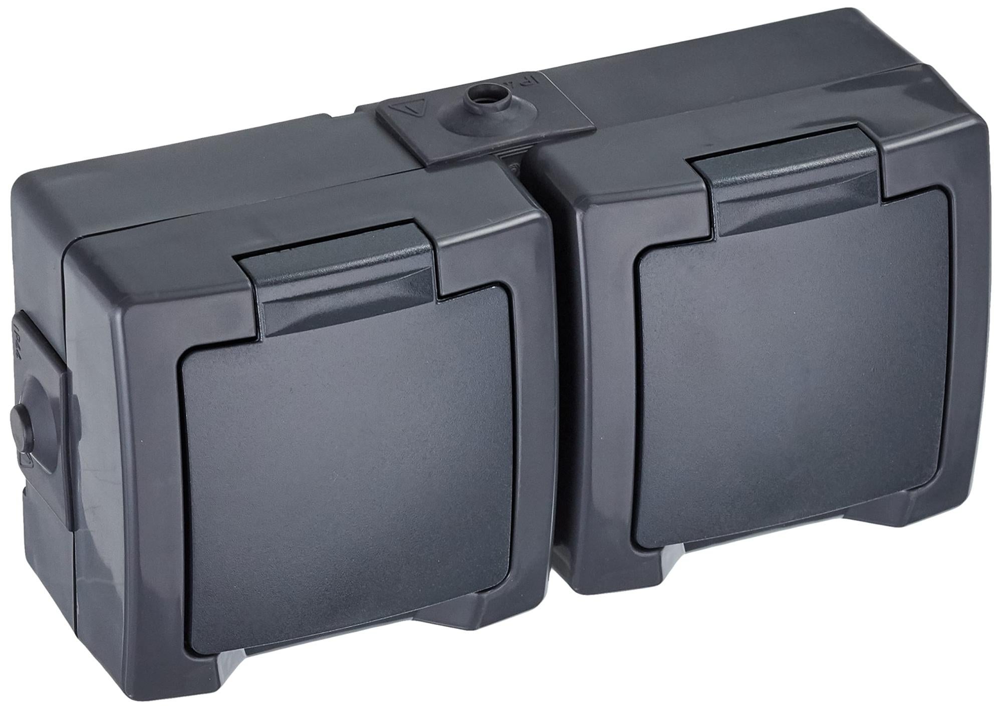 Kopp 232602016 Multipresa con interruttore 3 scomparti Bianco Schuko 1 pz