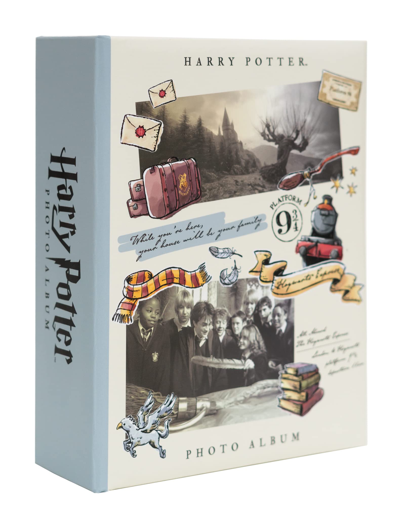 Grupo Erik: Album fotografico Harry Potter, Album foto 10x15, 100 tasche e  copertina rigida, Album fotografico per 100 foto ricordo, 1 foto per pagin