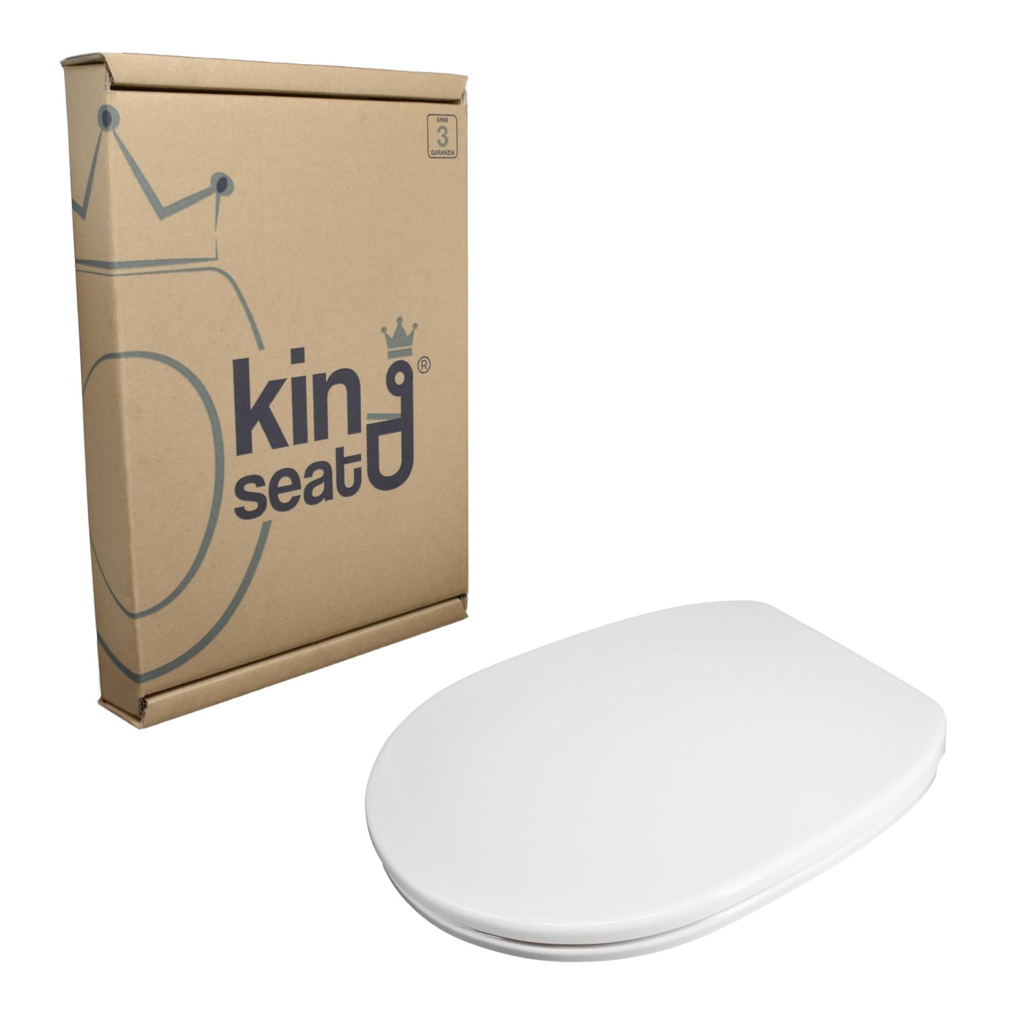 Wc-bril voor Cesame Vaso Sintesi Monobloc wit