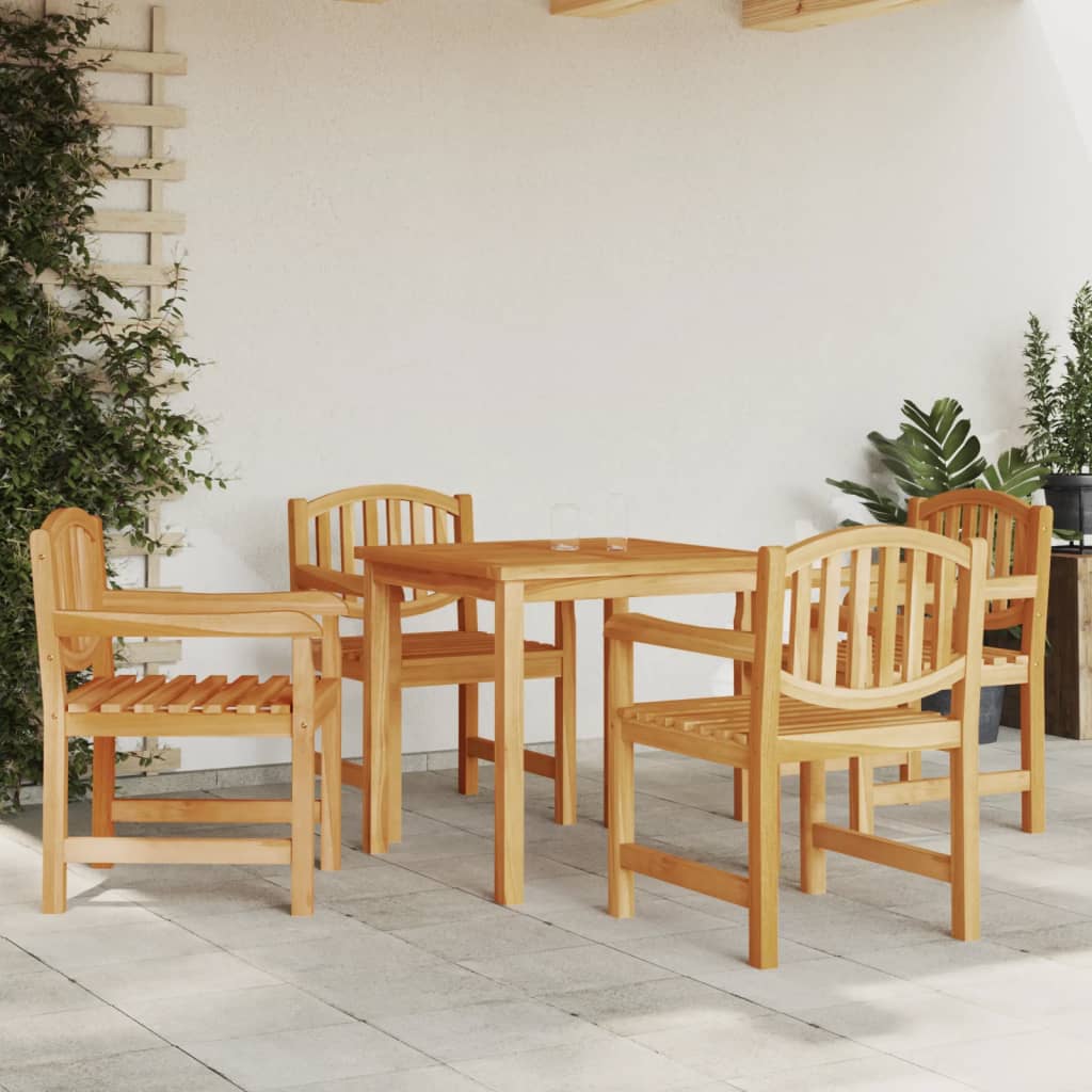 Maison Exclusive - Sedie da Giardino 4 pz 58x59x88 cm in Legno Massello di  Teak