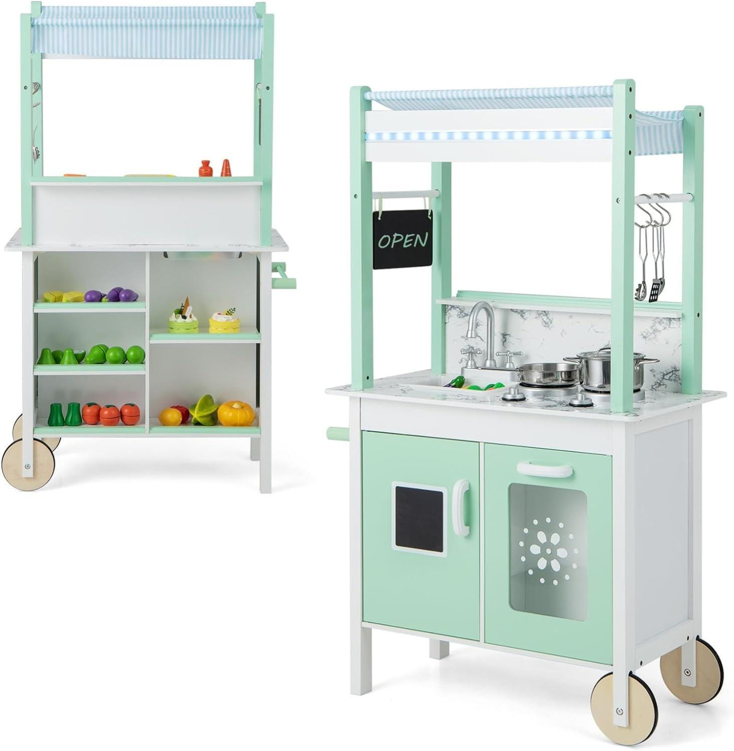 Ecoiffier Chariot de supermarché ECOIFFIER avec caisse enregistreuse Ecoiffier Chariot de supermarché ECOIFFIER avec caisse enregistreuse