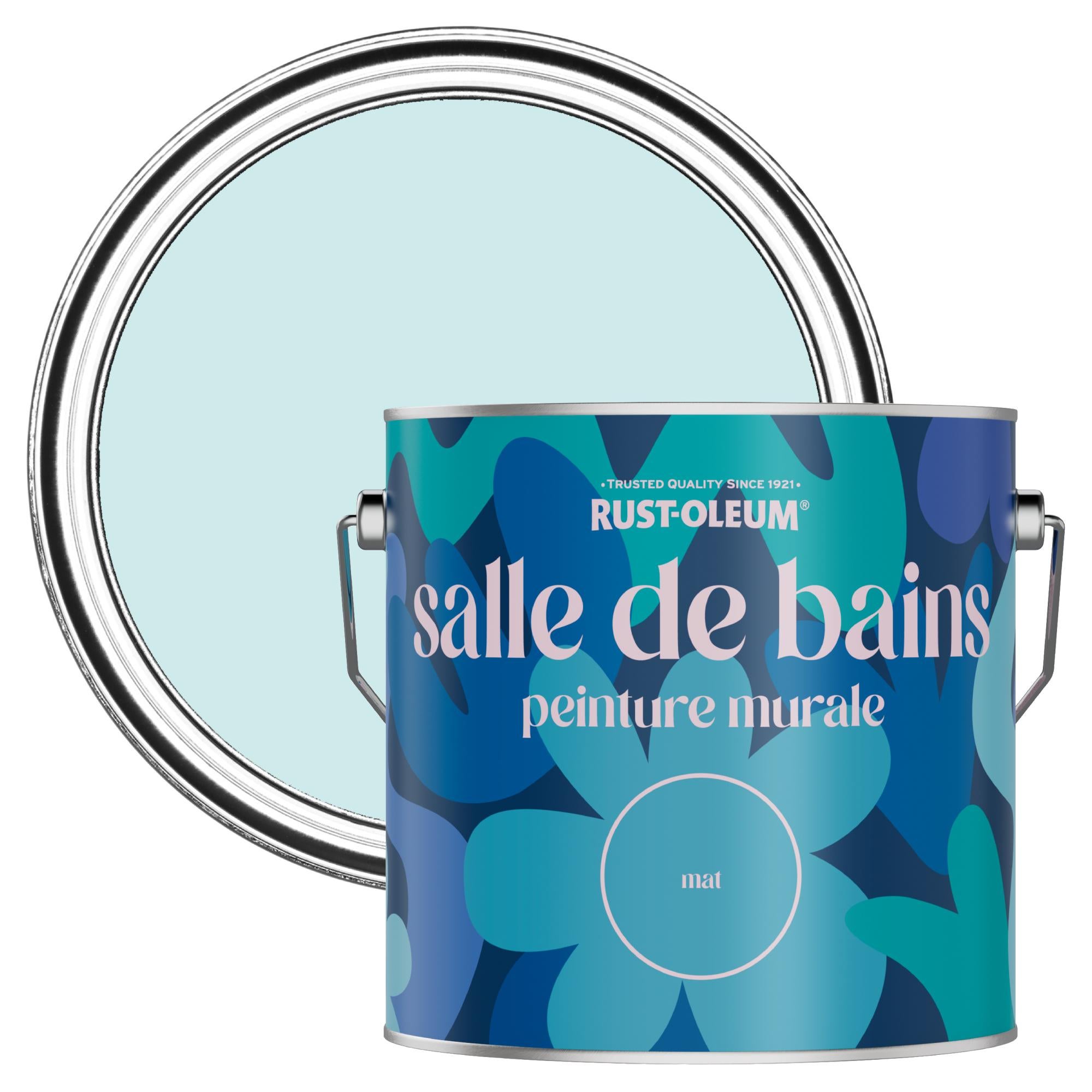 RustOleum Peinture pour Murs de Salle de Bains, Mate Eucalyptus 2,5 L Leroy Merlin