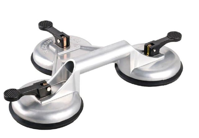 Ventouse triple en aluminium , Diam.115 mm, Usage professionnel