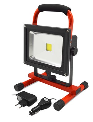 Projecteur LED 50W lampe portable IP65 Batterie rechargeable USB 4 étapes  clignotant lumière d'urgence camping pêche bateau 1400lm