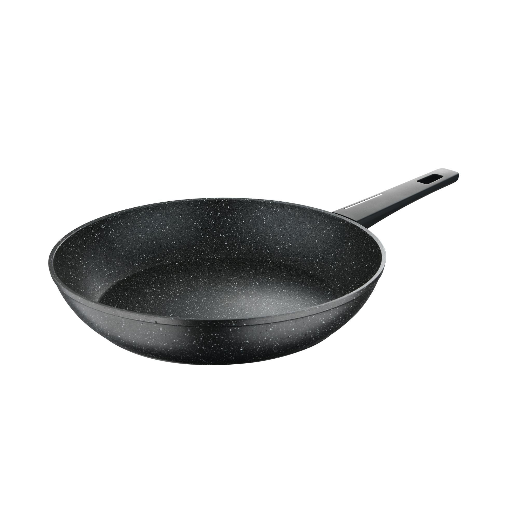 Orbegozo SFB 8300 - Set di 3 padelle in alluminio forgiato, diametro 18, 22 e 26 cm, superficie antiaderente, colore nero