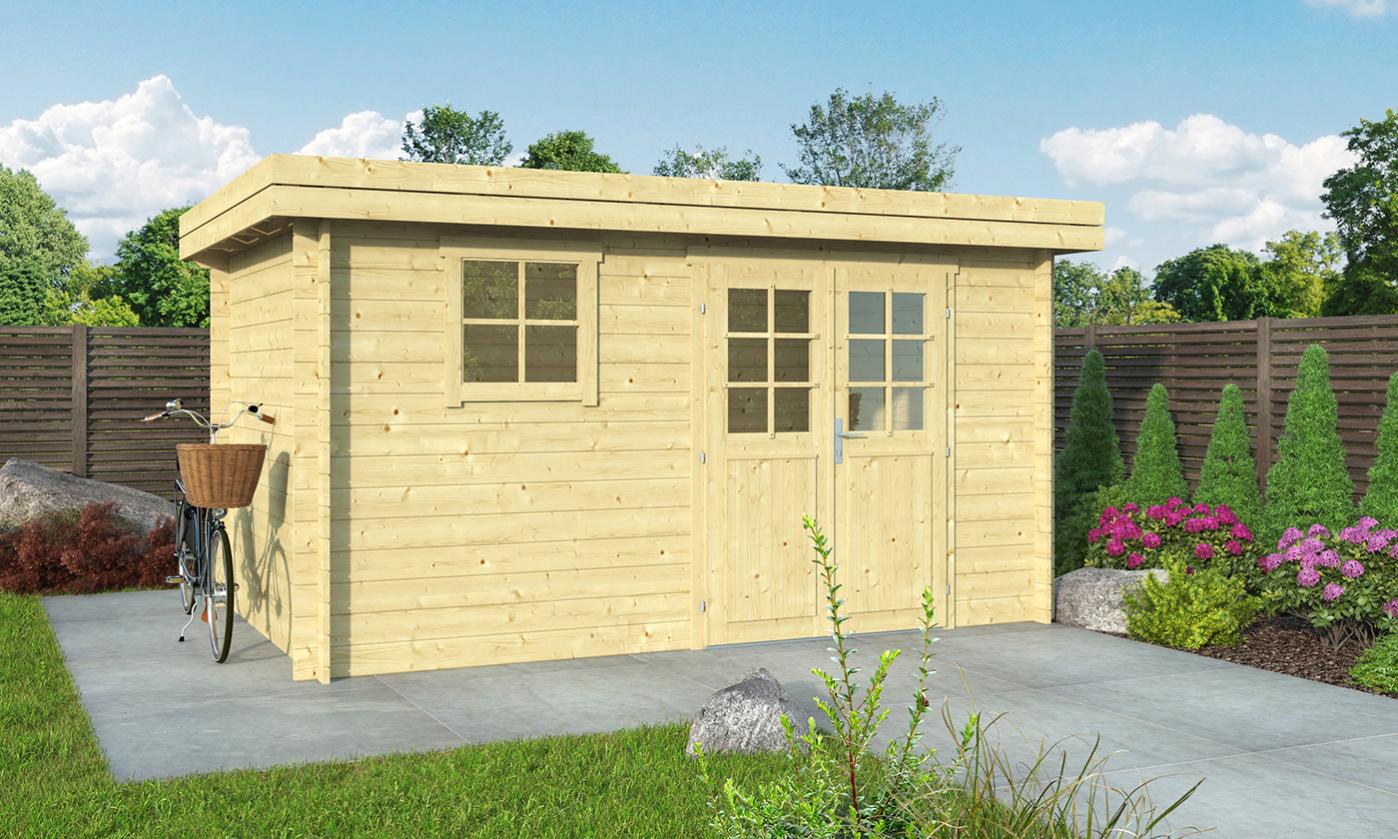 Abri de jardin ROSE 9 28 mm - 8.65m² intérieur | Leroy Merlin