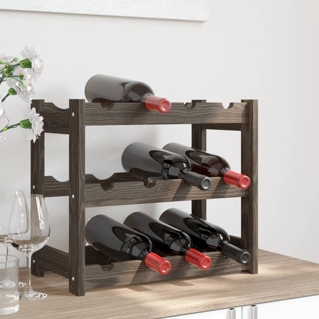 Botellero de vino de madera para 5 botellas de vino 