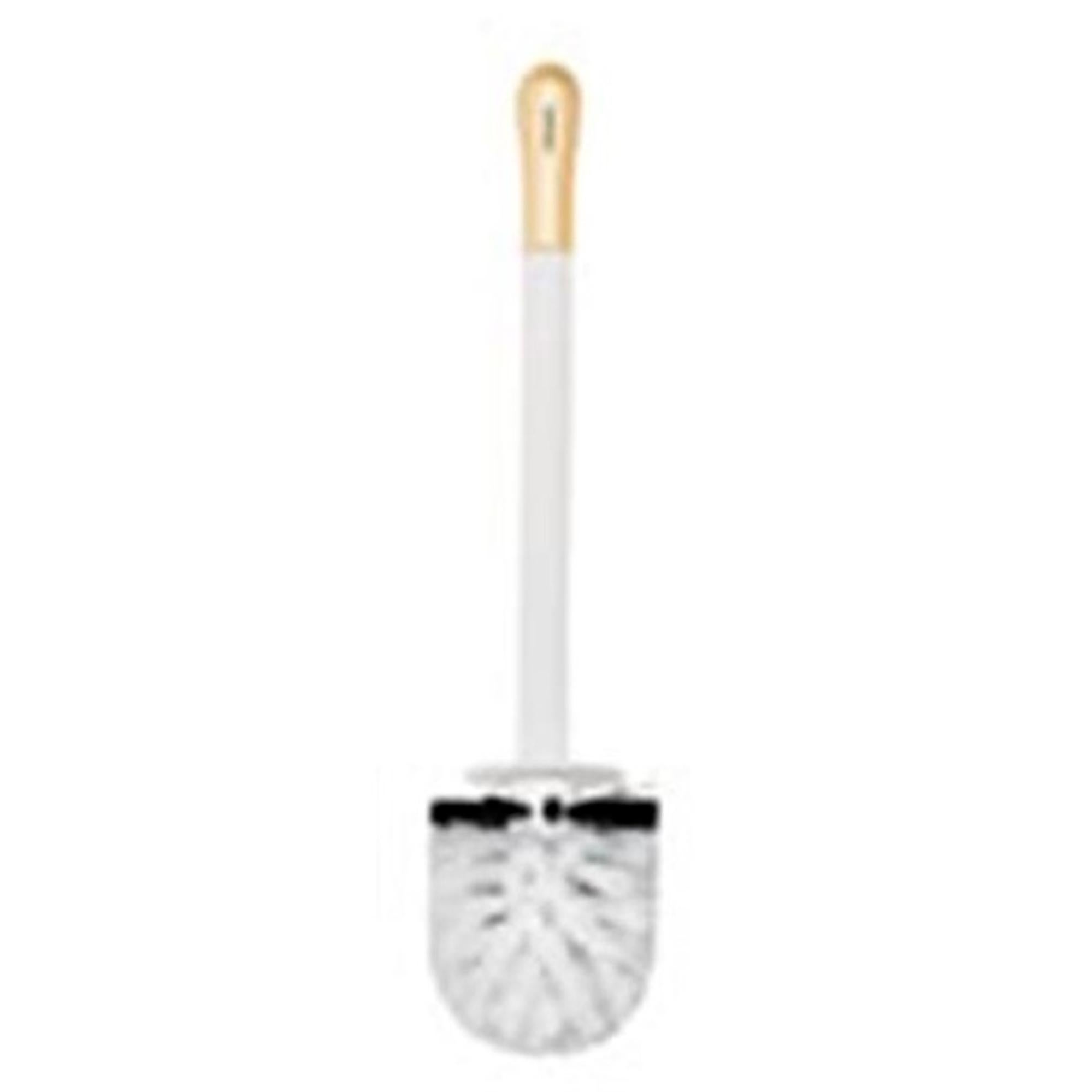 Spirella Scopino Per WC Kyoto Nero Con Supporto In Porcellana - Design Elegante E Duraturo Per Il Bagno