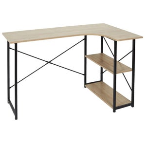 Bureau d'angle Bedford 101 (Noir) - Meubles de bureau