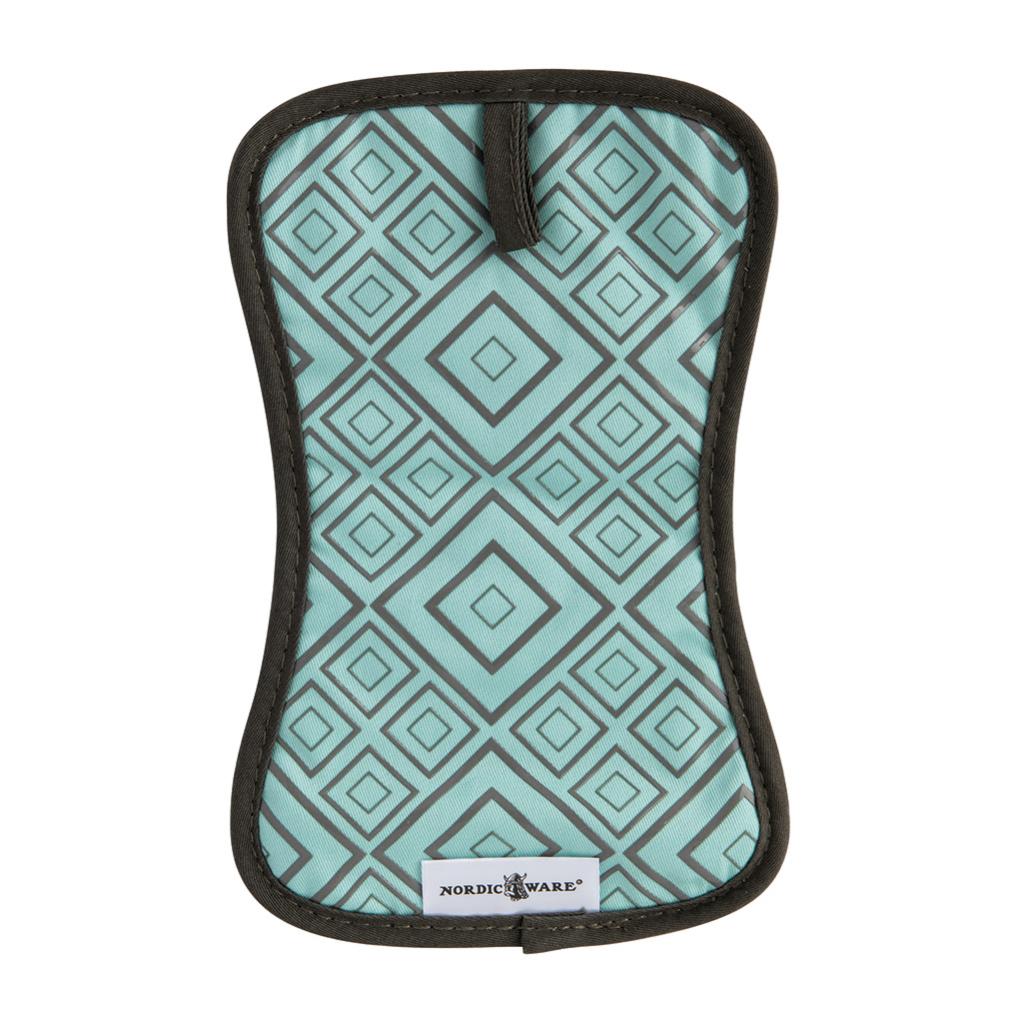 Set 4 Presine Da Forno Buffalo Plaid Cotone 21,6 Cm: Termoresistenti, Imbottite, Lavabili, Blu Federal