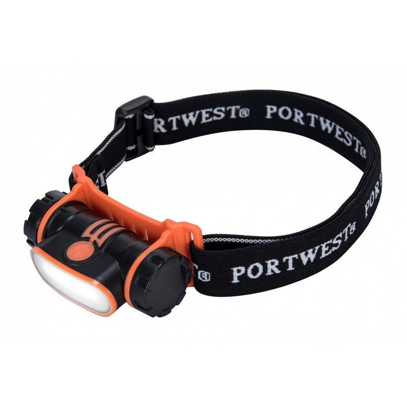 Bonnet avec lampe frontale LED USB Noir - Portwest