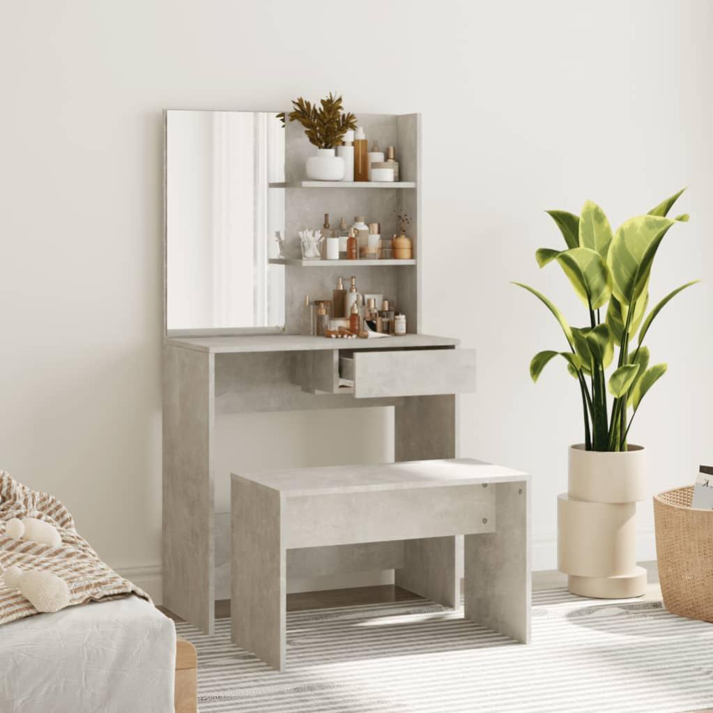Cassettiera moderna 3 cassetti in grigio, funzionale ed elegante