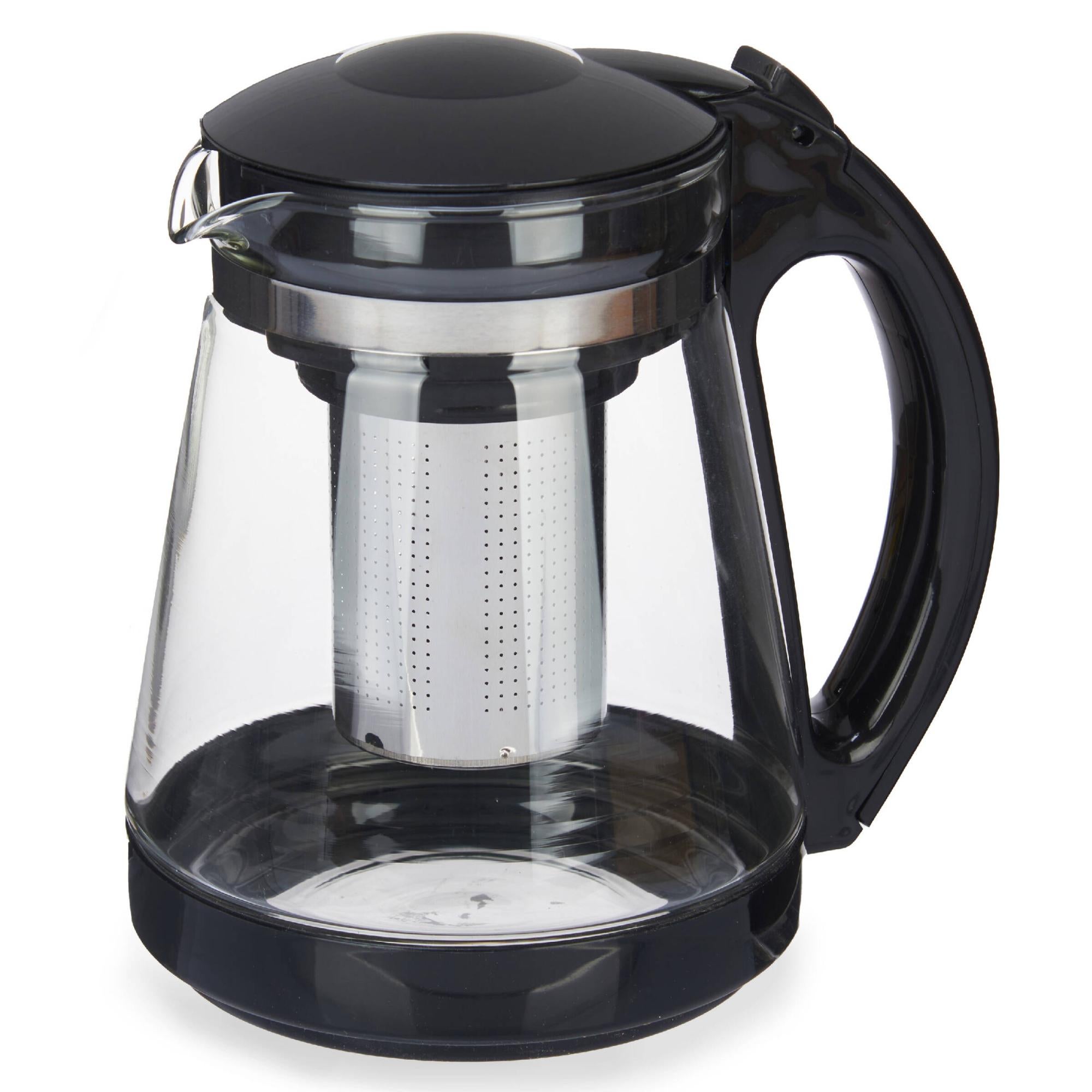 Vivalto Teekanne Teekanne 600 Ml Natürlich Bambus Borosilikatglas