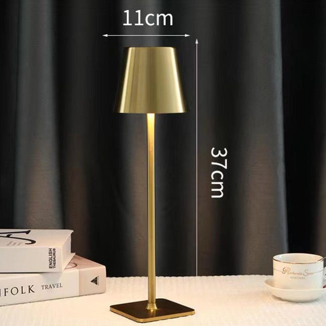 Lampe de Table LED Rechargeable USB, Lampe Tactile pour Restaurant