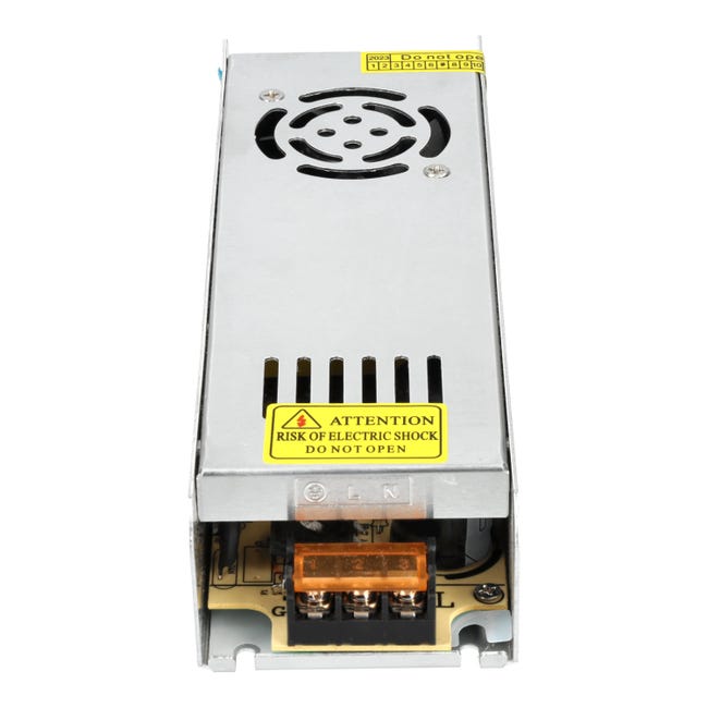 Alimentatore trasformatore da 110/220V AC a 24V DC 500W 20.8A,  installazione interna IP20