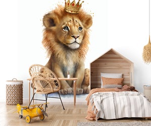 Chambre bébé roi lion