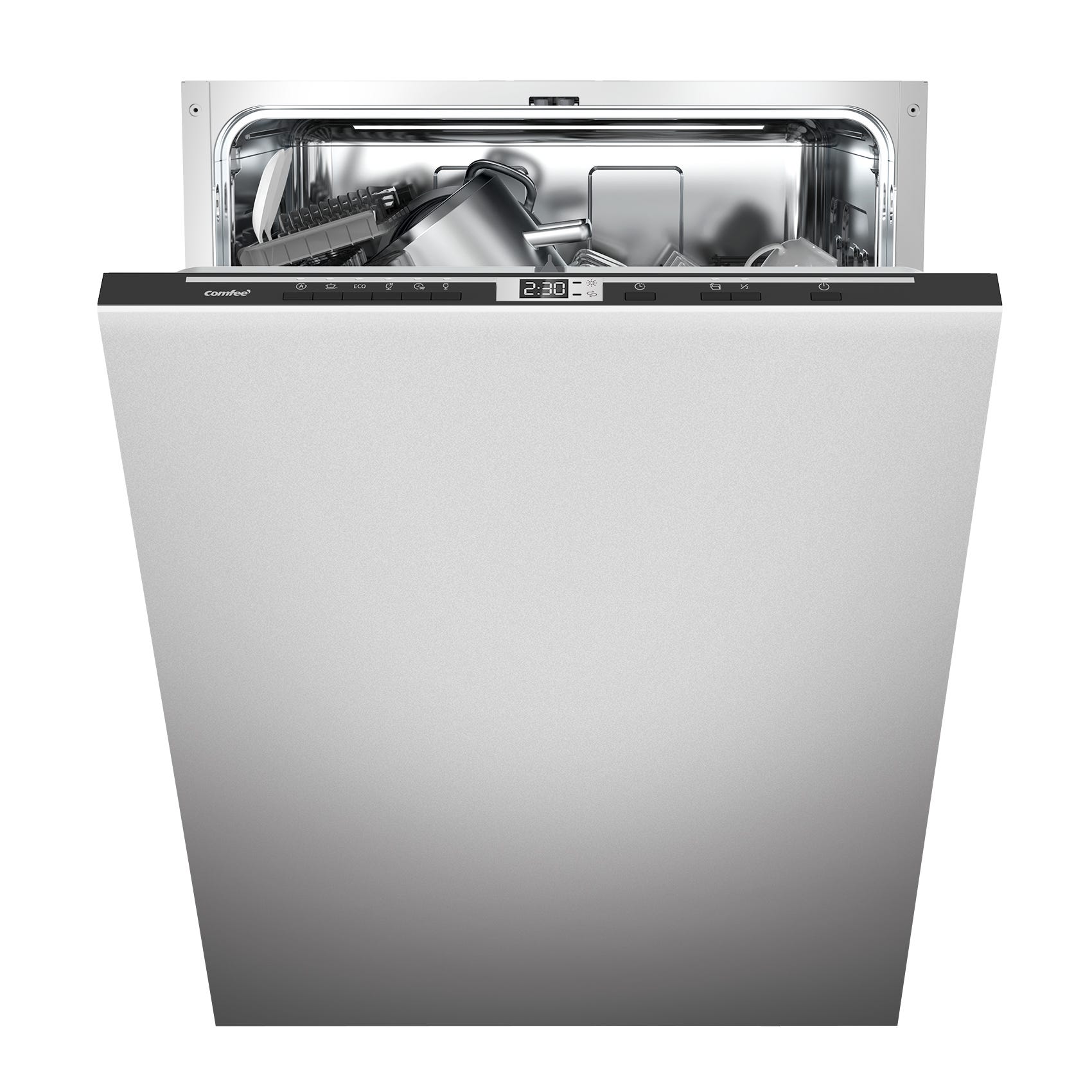 Lave-vaisselle encastrable 14 couverts Cooke & Lewis CLFSDISHEU1 L.60 cm  blanc