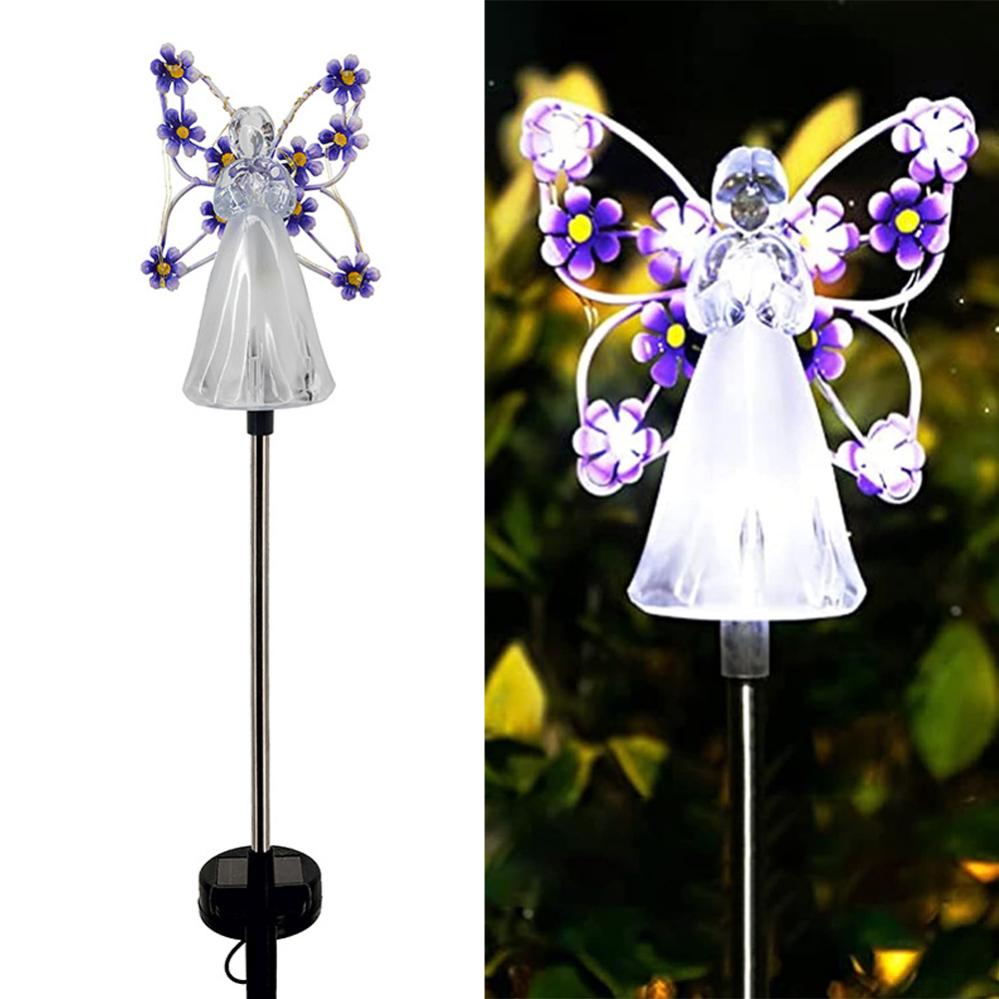 Faretto Da Terra A Luce Solare A LED 4X Decorazione Da Giardino IP65