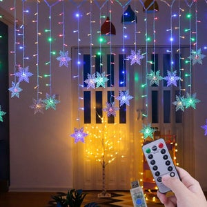 Guirlande lumineuse extérieur programmable 3.5m blanc froid 48 LED avec  piles Feeric lights & christmas