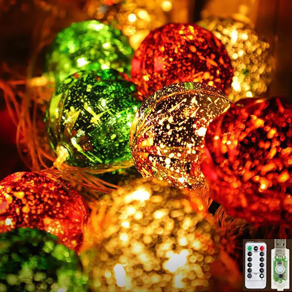 Guirlande Lumineuses Décoration Noel LED a Pile, Decoration Noel