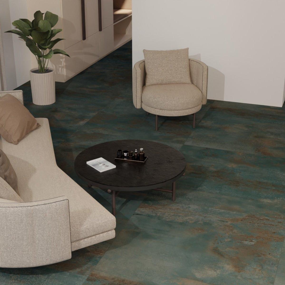 Stone Grey bouchardé 60X60 - Carrelages de Ravel