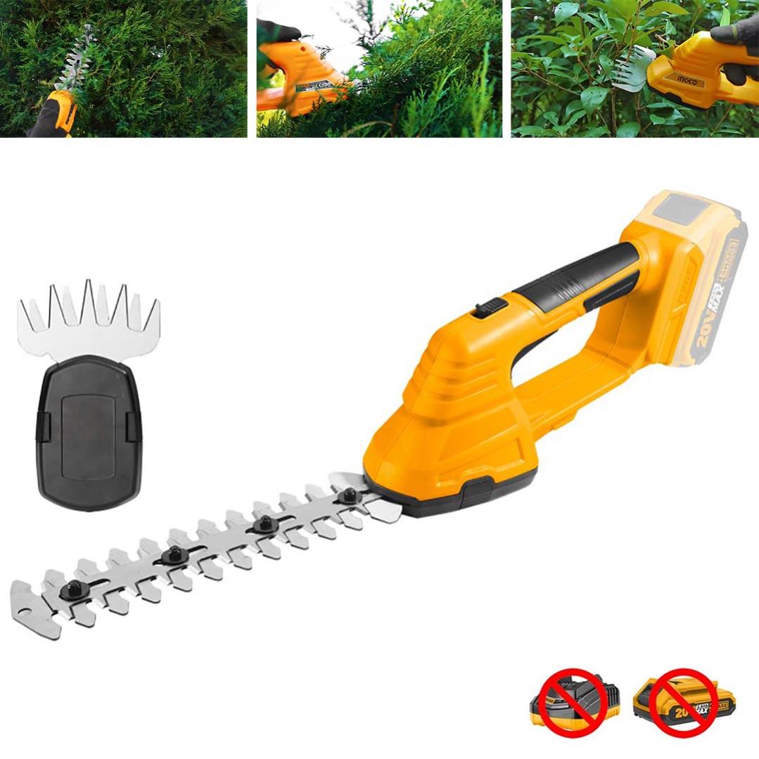 Tagliasiepi a batteria 20V Cesoia elettrica da giardinaggio Solo Ingco