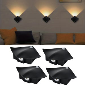 Applique murale à LED Interface USB Chargement sans fil pour Salon Chambre  85-265V Blanc Gauche