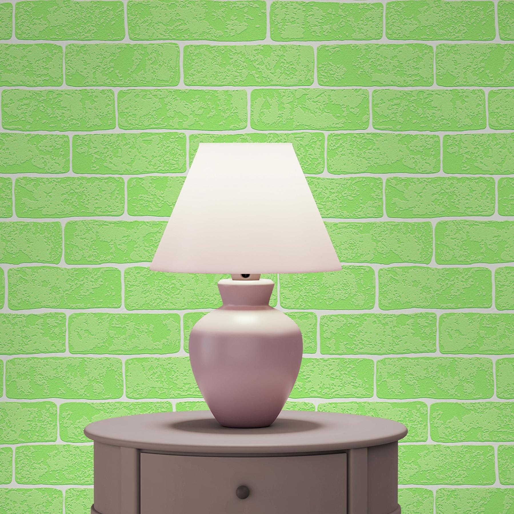 Pierre luano papel pintado m1-no.2619   papel pintado no tejido   verde   blanco   efecto piedra   pared de piedra