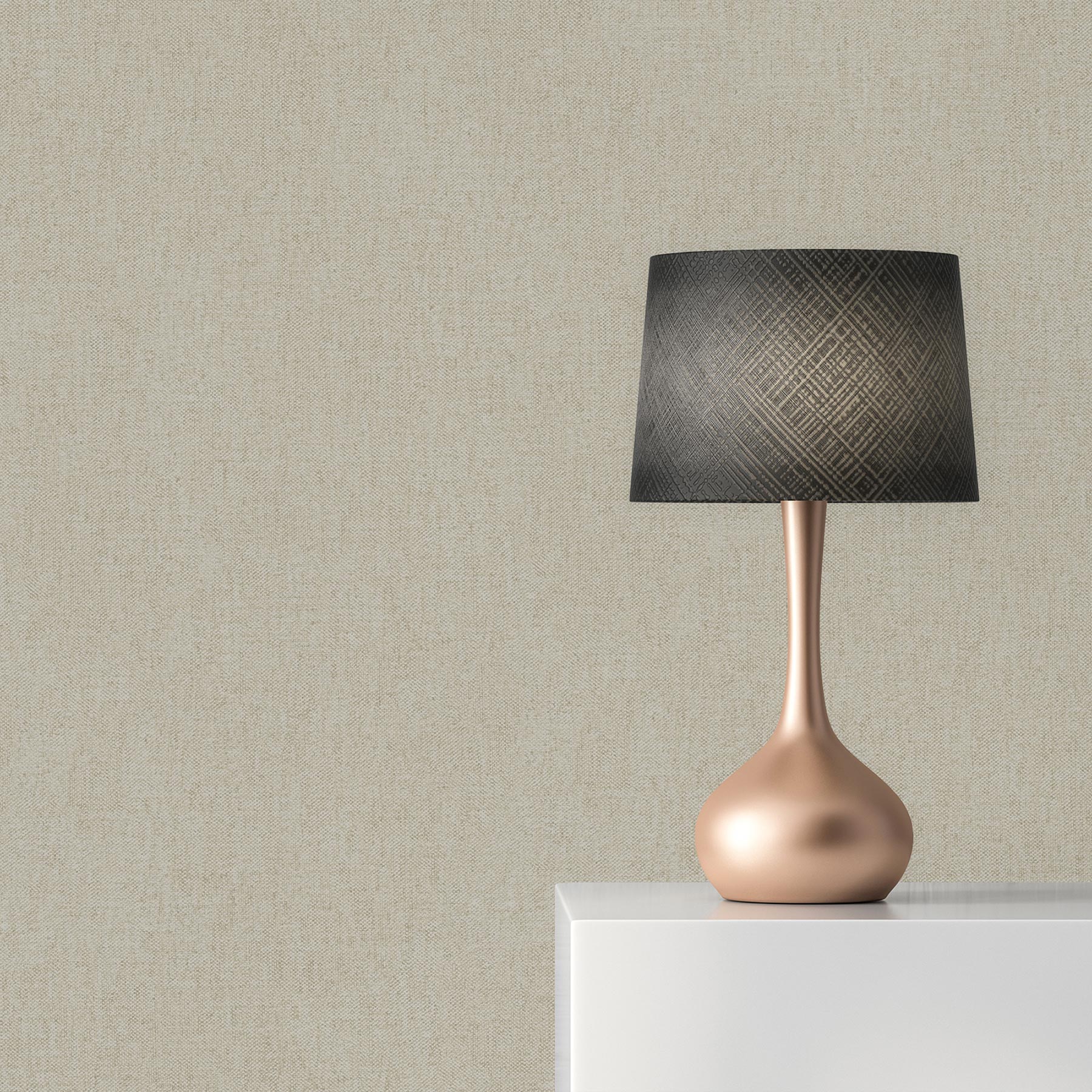 Papel pintado unicolor m1-no.2381 | papel pintado tejido-no tejido | beige | papel pintado unicolor