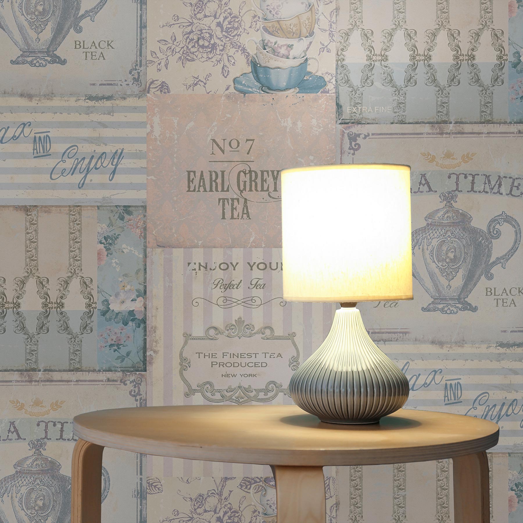 Papel pintado casa de campo m1-no.3576   papel pintado no tejido   beige   papel pintado vintage   papel pintado retro