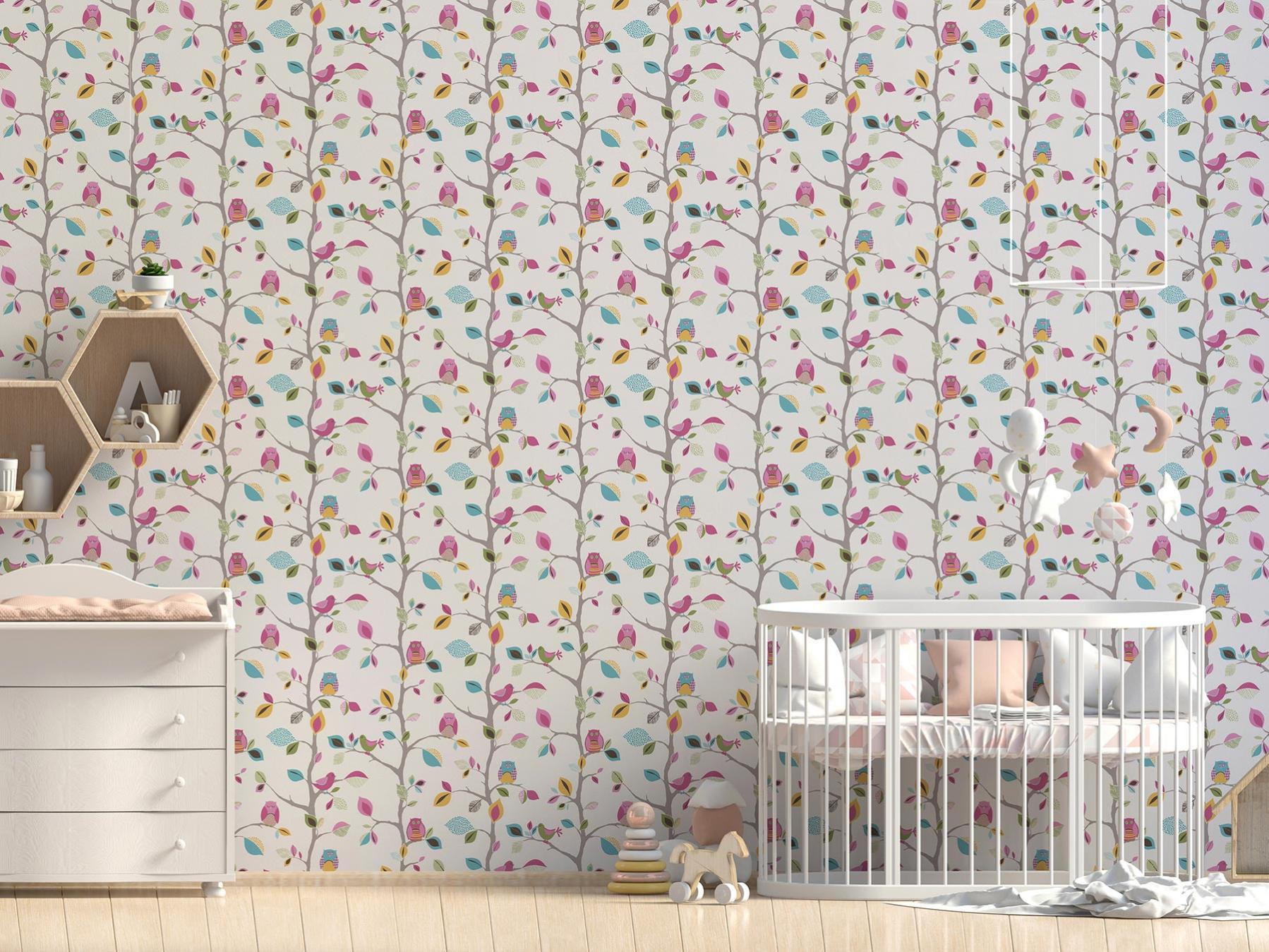 Papier peint chambre enfants M1-No.3668 | papier peint | multicolore