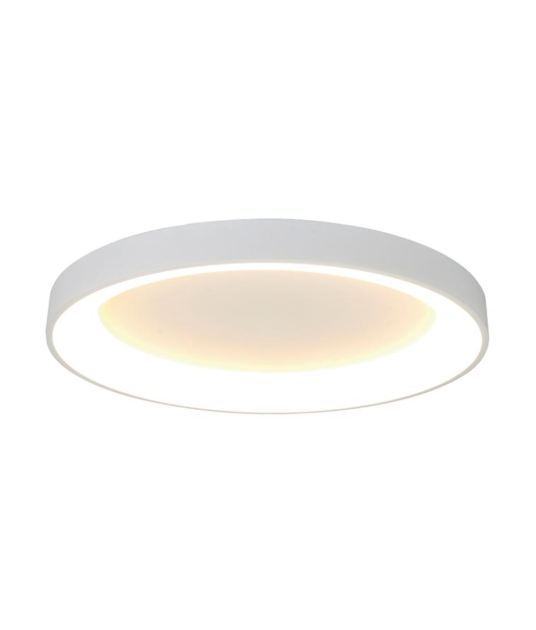 Plafón blanco grande ø 90 cm niseko ii led 78w