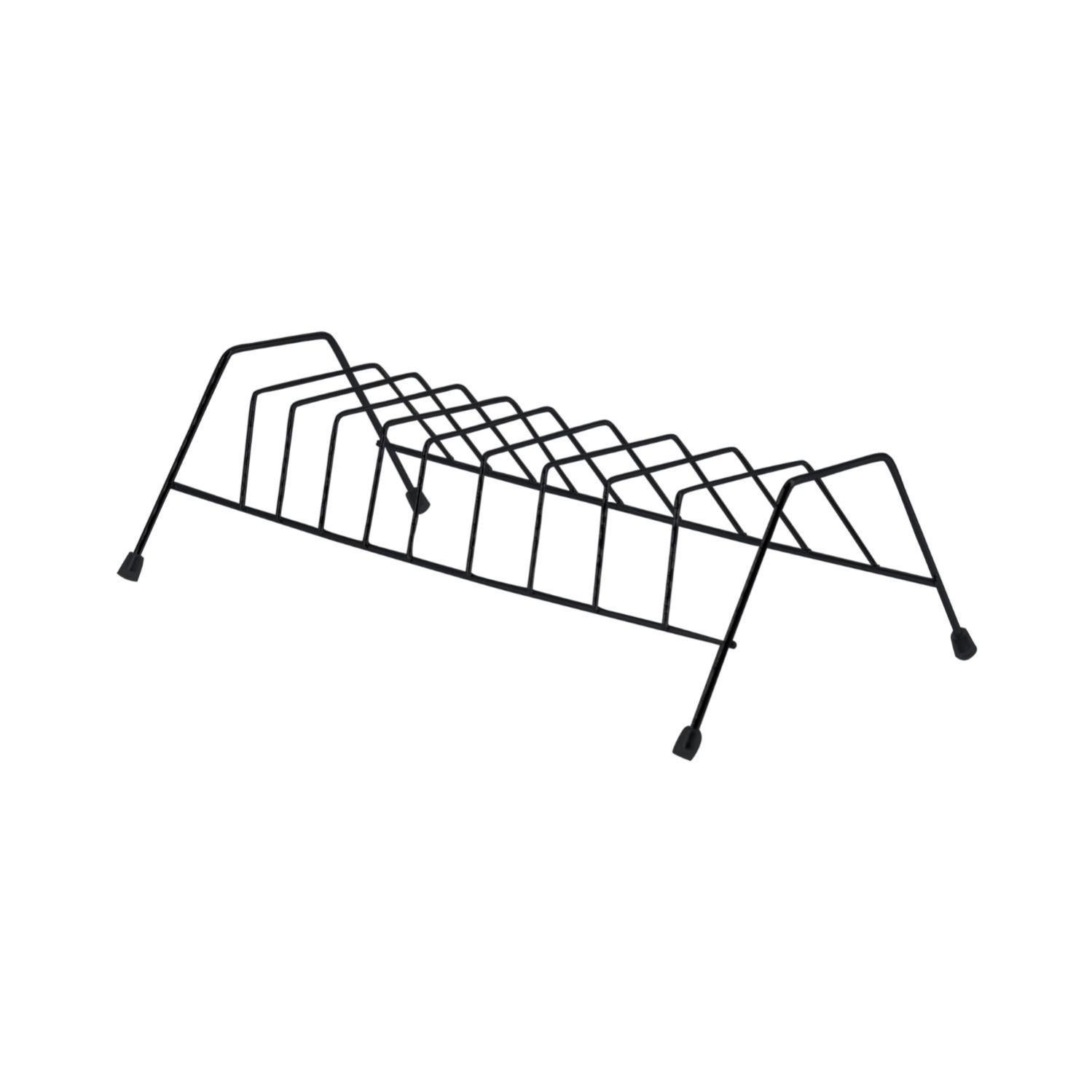 5 Supporti Espositori In Metallo Nero 10,2 Cm – Cavalletti Per Piatti, Cornici, Foto, Libri, Multiuso (Ferro Antiruggine)