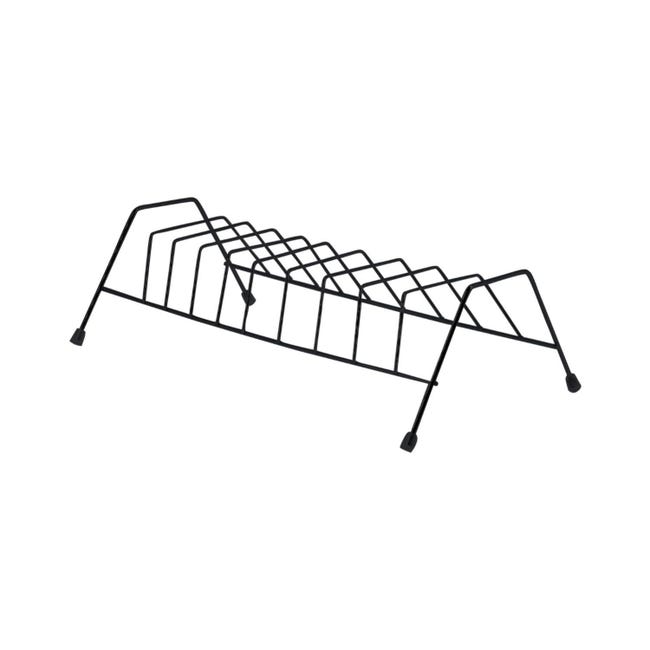 5 Supporti Espositori In Metallo Nero 10,2 Cm – Cavalletti Per Piatti, Cornici, Foto, Libri, Multiuso (Ferro Antiruggine)