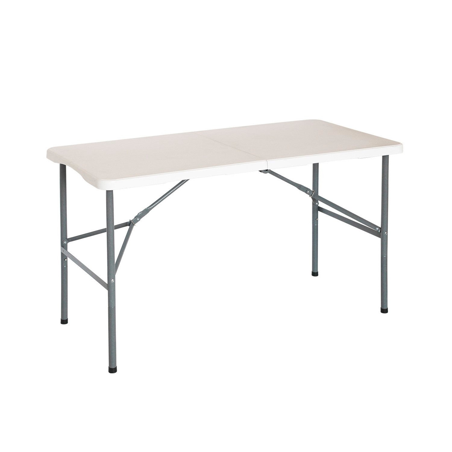 TIENDA EURASIA - Table Pliante Portable, Blanche en Plastique Résistant,  pour Intérieur ou Extérieur, 79x56x64 cm