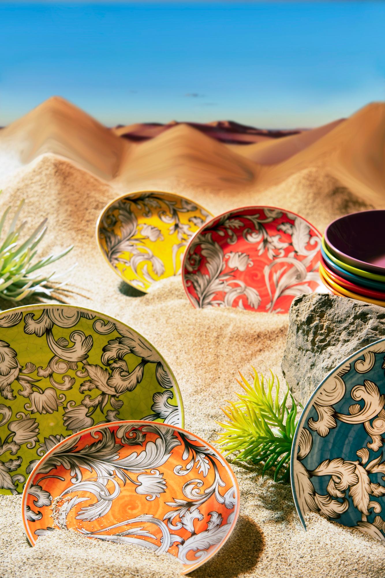 Excelsa servizio 18 piatti Mandala porcellana e stoneware multicolor Excelsa servizio 18 piatti Mandala porcellana e stoneware multicolor