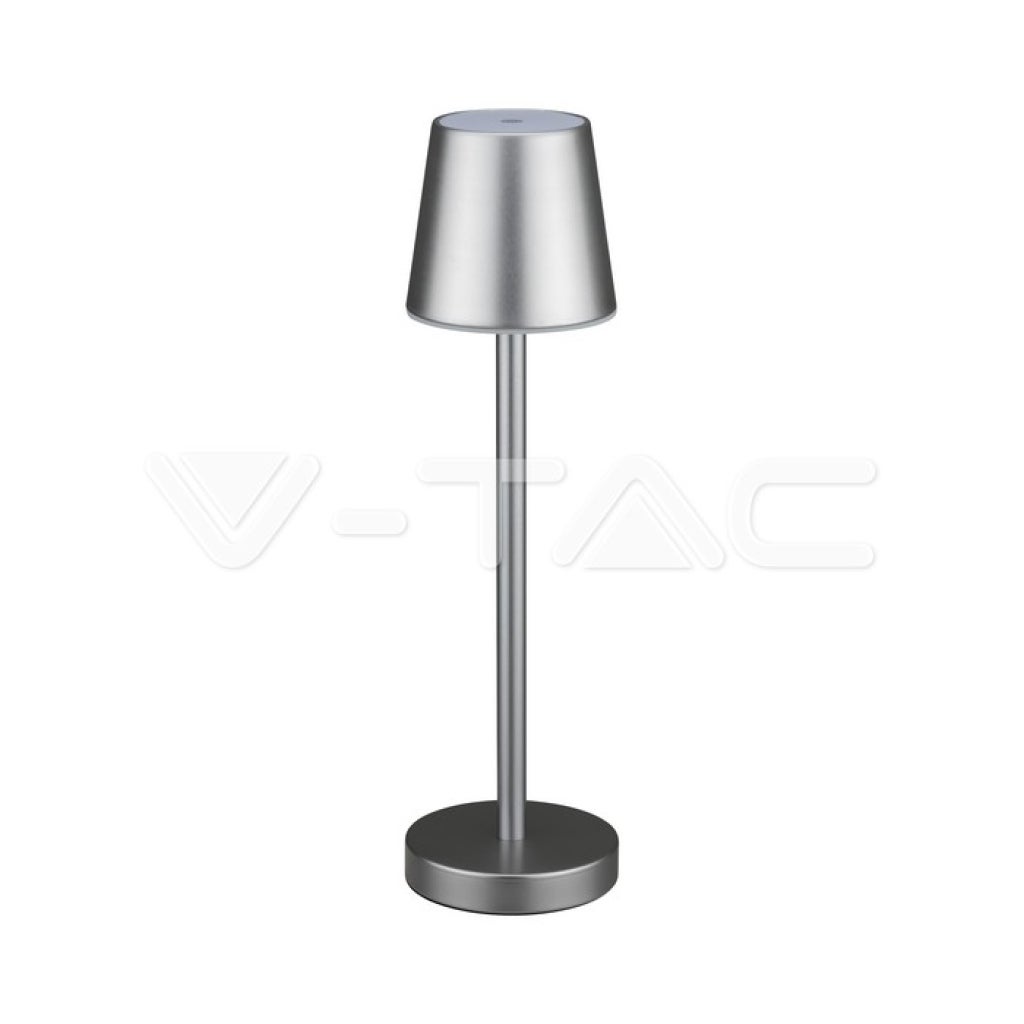 Lampada da tavolo touch LED 12W luce da scrivania ufficio dimmerabile 3000K  230V GRIGIO