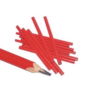Crayon de charpentier rouge/bleu 18cm